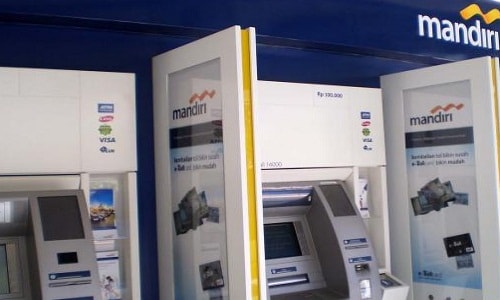 Cara Transfer Uang Lewat ATM Mandiri Setor Tunai