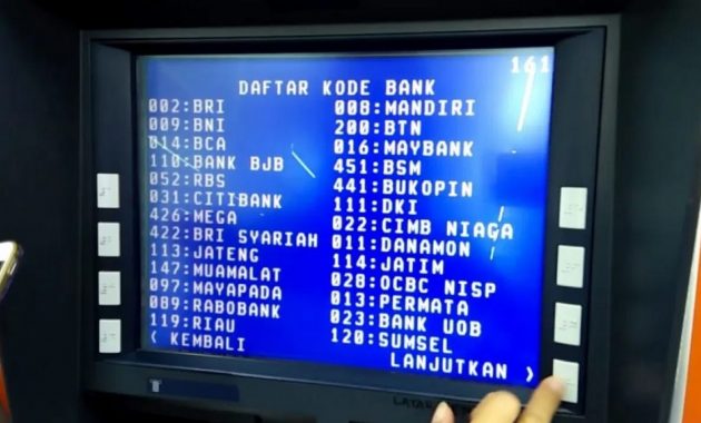 Transfer Antar Bank BNI Melalui ATM